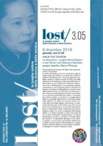 LOST Hack the system - Milano 06.12.18